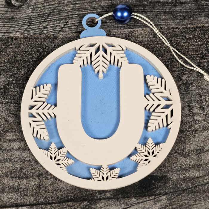 Personalized Wooden Letter Ornaments | Christmas Gifts | Holiday Decor
