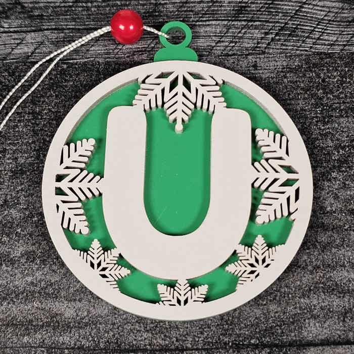 Personalized Wooden Letter Ornaments | Christmas Gifts | Holiday Decor