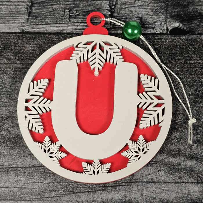 Personalized Wooden Letter Ornaments | Christmas Gifts | Holiday Decor