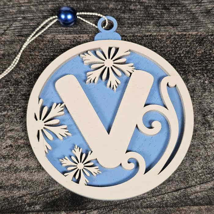 Personalized Wooden Letter Ornaments | Christmas Gifts | Holiday Decor