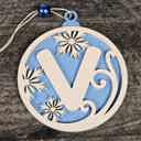  Personalized Wooden Letter Ornaments | Christmas Gifts | Holiday Decor