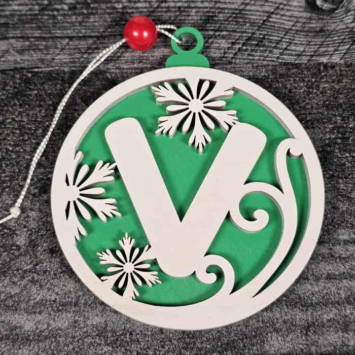 Personalized Wooden Letter Ornaments | Christmas Gifts | Holiday Decor