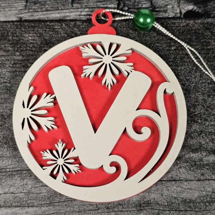 Personalized Wooden Letter Ornaments | Christmas Gifts | Holiday Decor