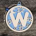  Personalized Wooden Letter Ornaments | Christmas Gifts | Holiday Decor