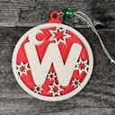  Personalized Wooden Letter Ornaments | Christmas Gifts | Holiday Decor