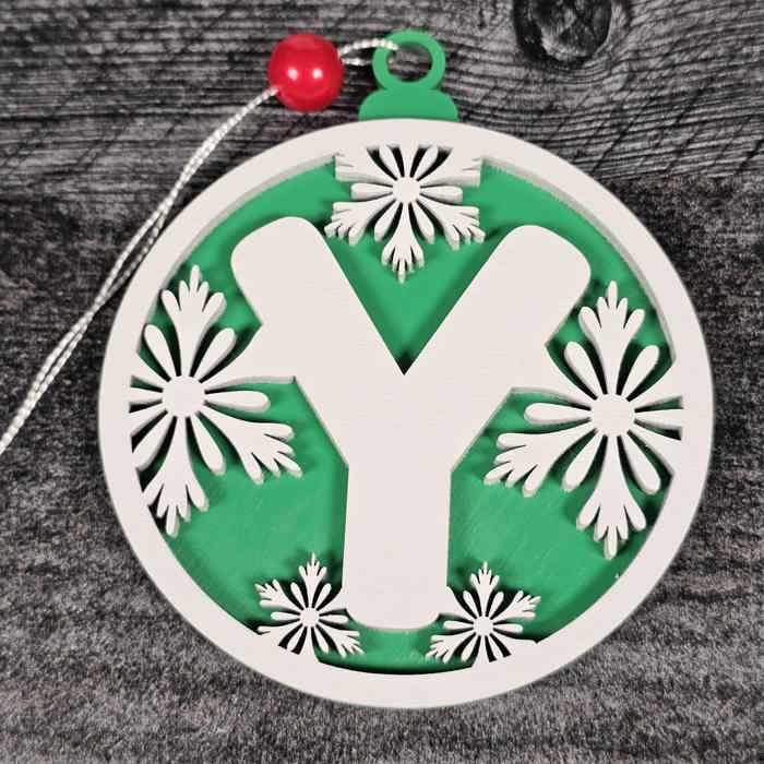 Personalized Wooden Letter Ornaments | Christmas Gifts | Holiday Decor