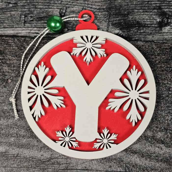 Personalized Wooden Letter Ornaments | Christmas Gifts | Holiday Decor