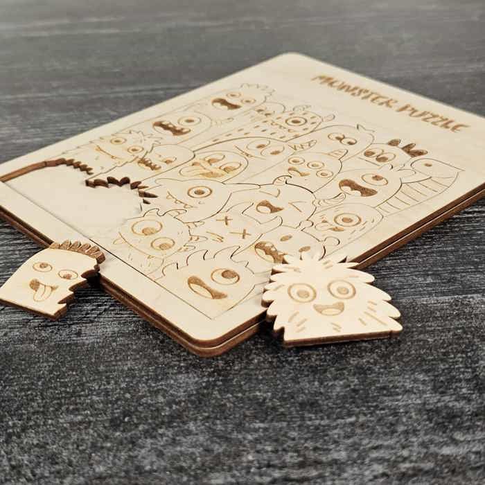 Wooden Laser-Cut Puzzles