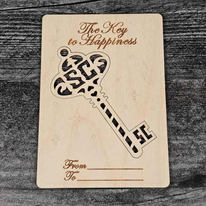 Pop-Out Wooden Christmas Ornament Cards