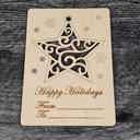  Pop-Out Wooden Christmas Ornament Cards