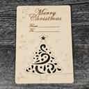  Pop-Out Wooden Christmas Ornament Cards