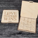  Valentine’s Day Wooden Puzzle | Unfinished DIY Coloring Activity