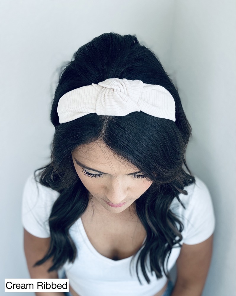 Ribbed Knotted Hard Headband