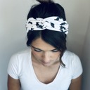 Bats TWIST White Halloween Headbands, Stretchy Halloween Headbands