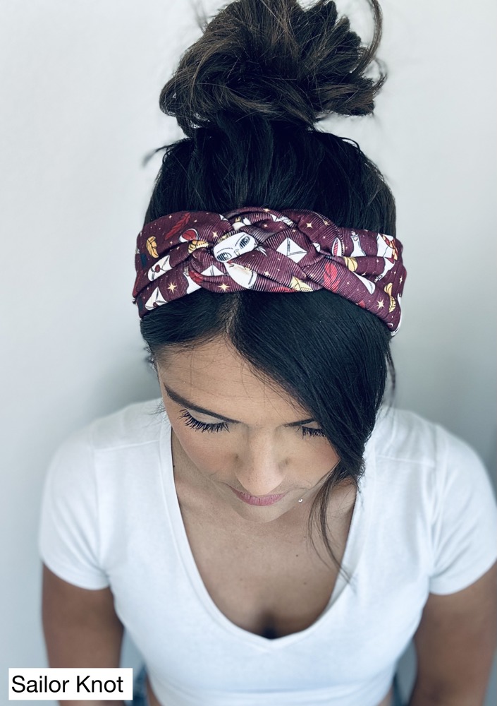 Wizards Adjustable Chunky Sailorknot and Twist Headbands