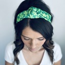  St Patricks Day Headbands, Green, Clover Headbands 