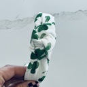  St Patricks Day Headbands, Green, Clover Headbands 