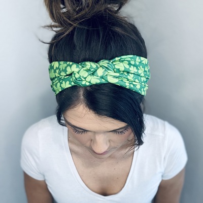 St. Patricks Day Headband, Clover Headband