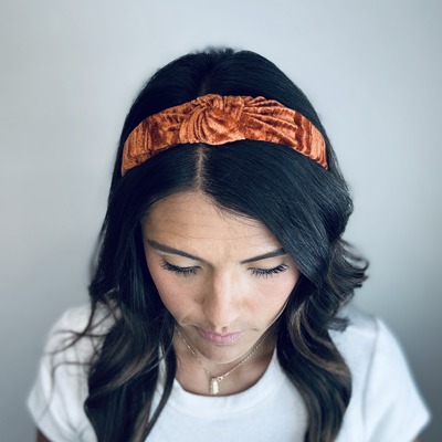 Velvet Hard Knotted Headbands