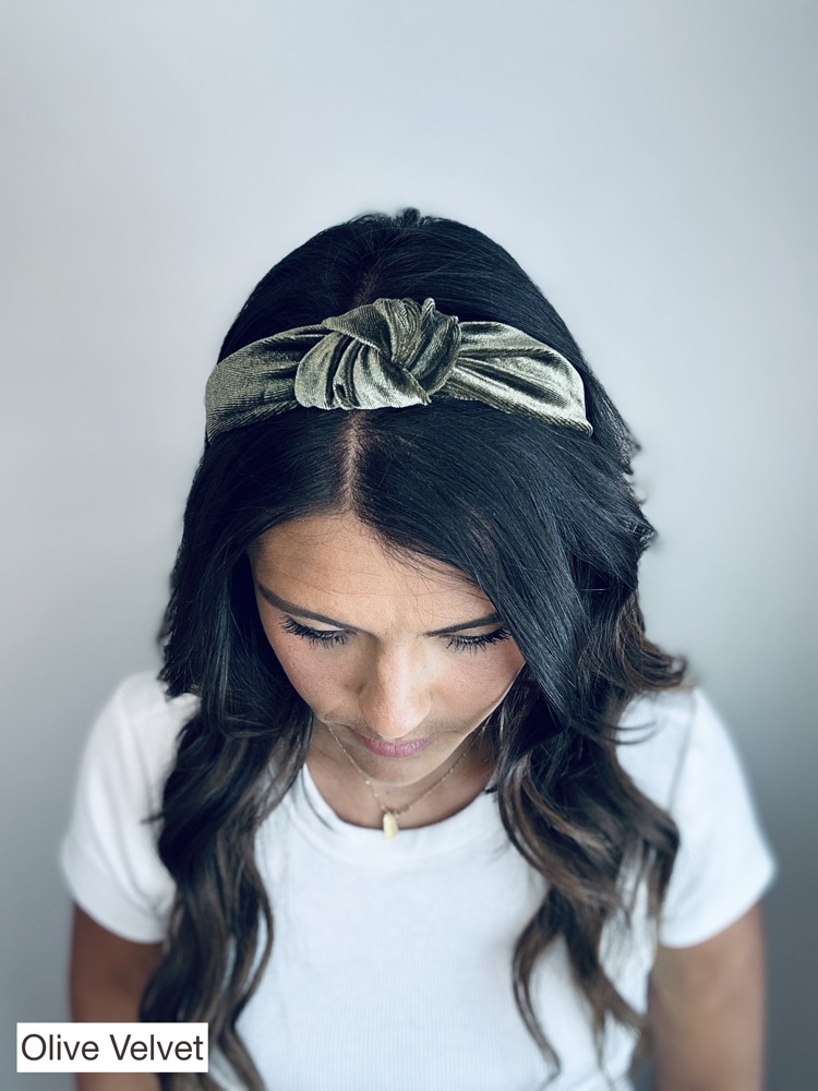 Velvet Hard Knotted Headbands