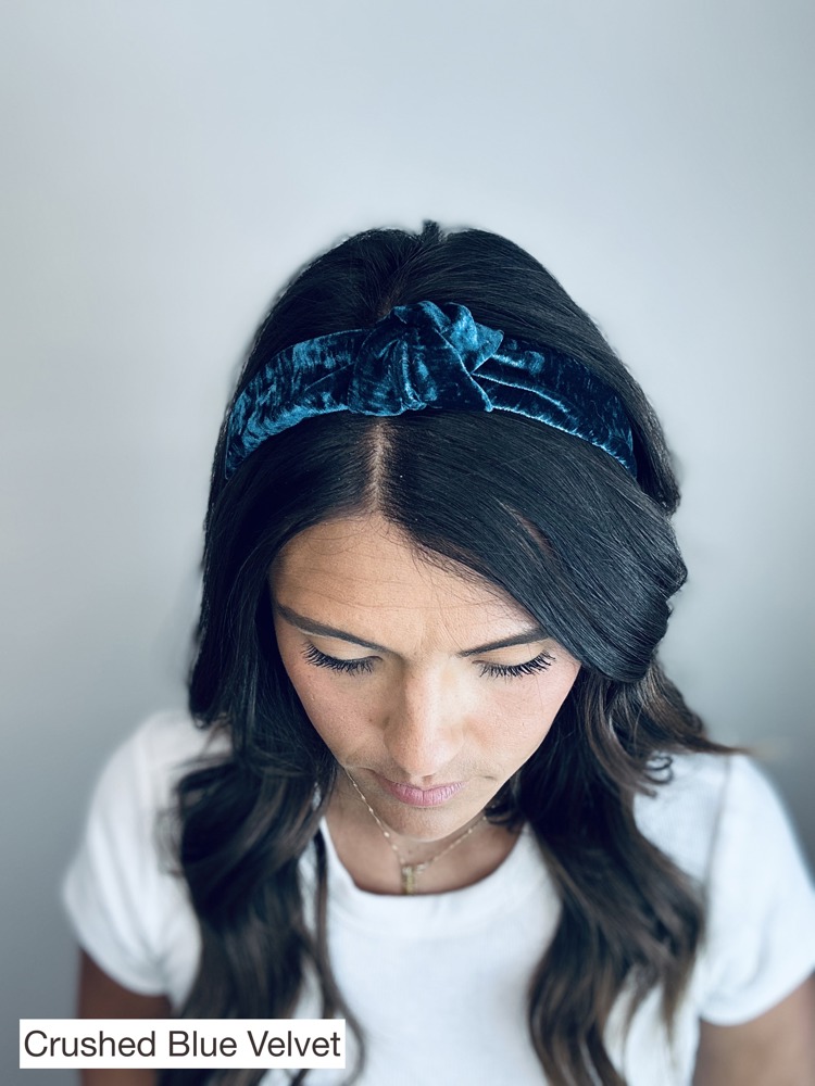 Velvet Hard Knotted Headbands