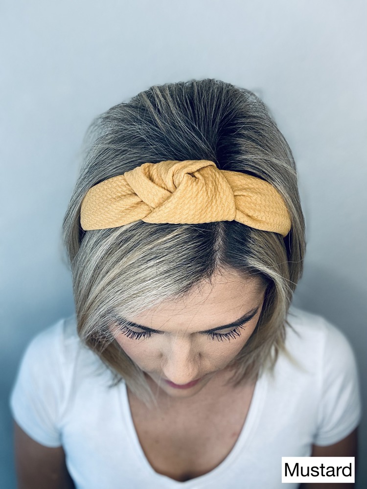 Solid Color Hard Headbands 