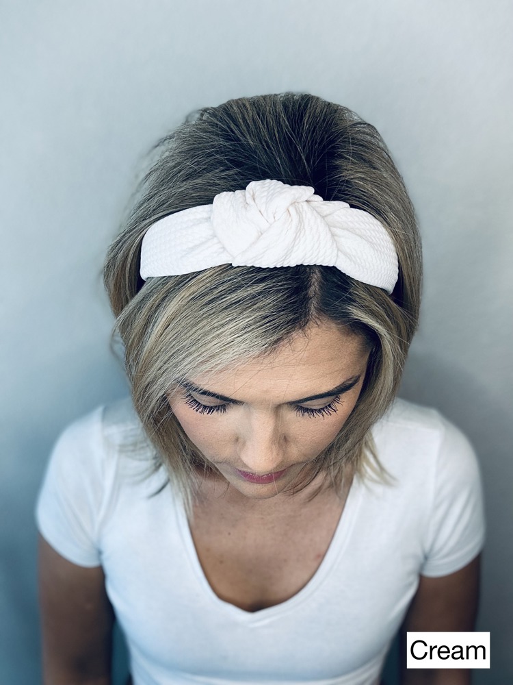 Solid Color Hard Headbands 