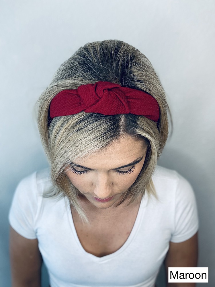 Solid Color Hard Headbands 