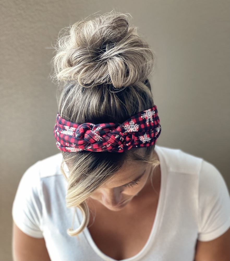 Christmas Chunky Sailorknot and Twist Headbands