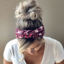 Snowflake Plaid Christmas Chunky Sailorknot and Twist Headbands