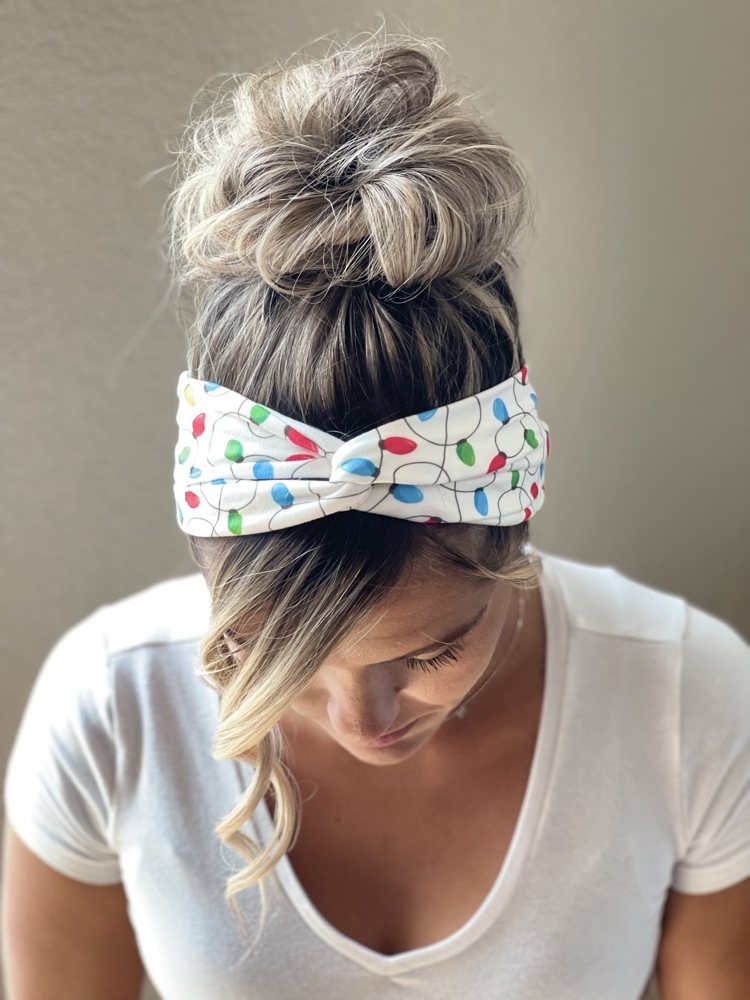 Christmas Chunky Sailorknot and Twist Headbands