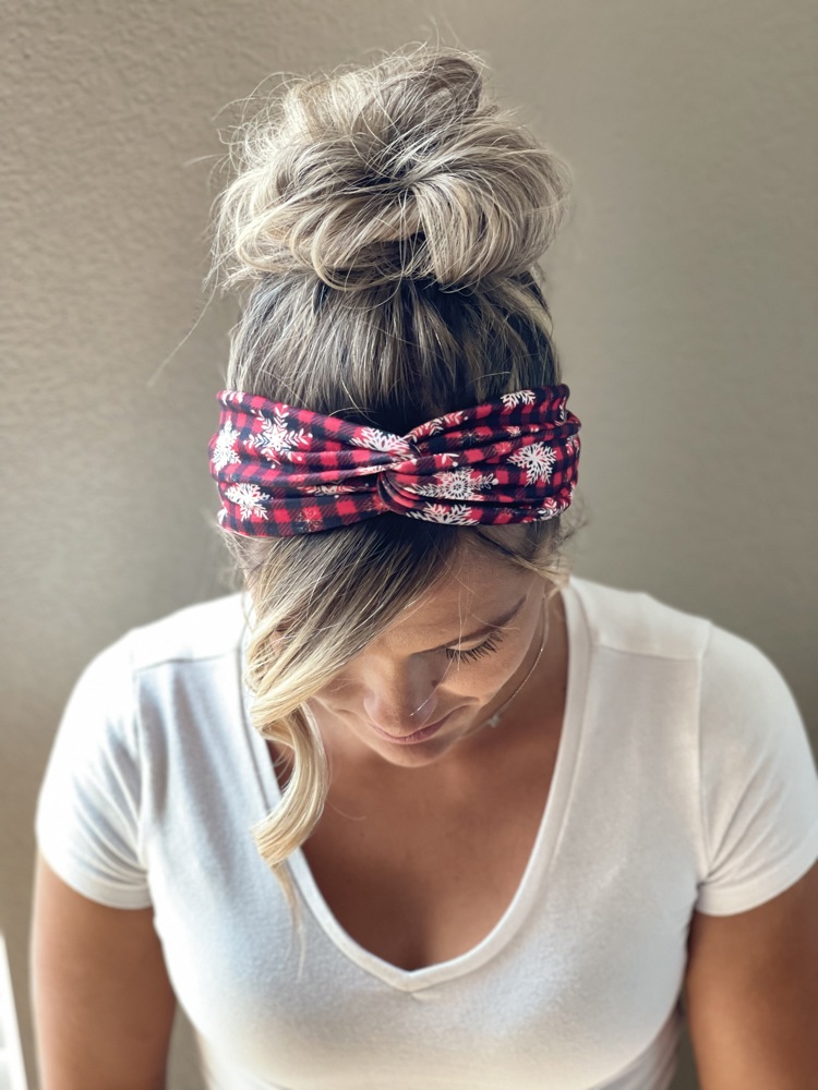 Christmas Chunky Sailorknot and Twist Headbands