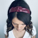  Faux Leather Hard Knotted Headbands