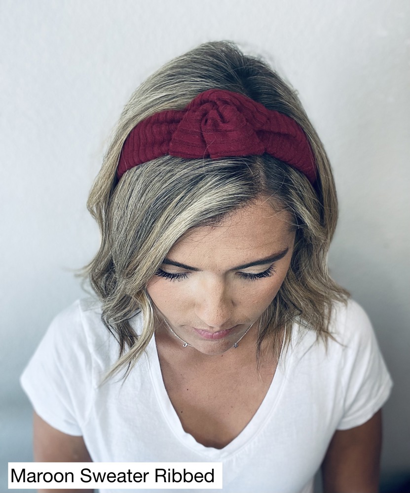 Ribbed Knotted Hard Headband