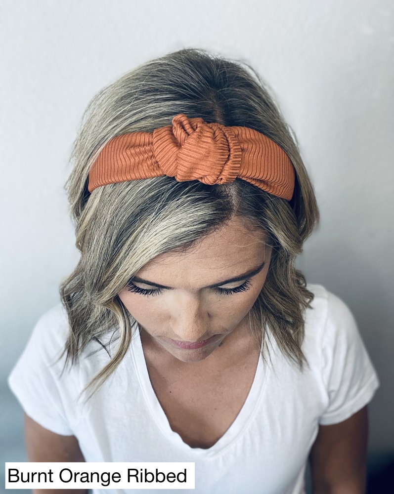 Ribbed Knotted Hard Headband