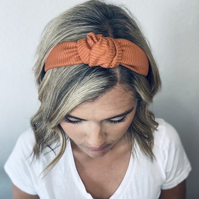 Ribbed Knotted Hard Headband