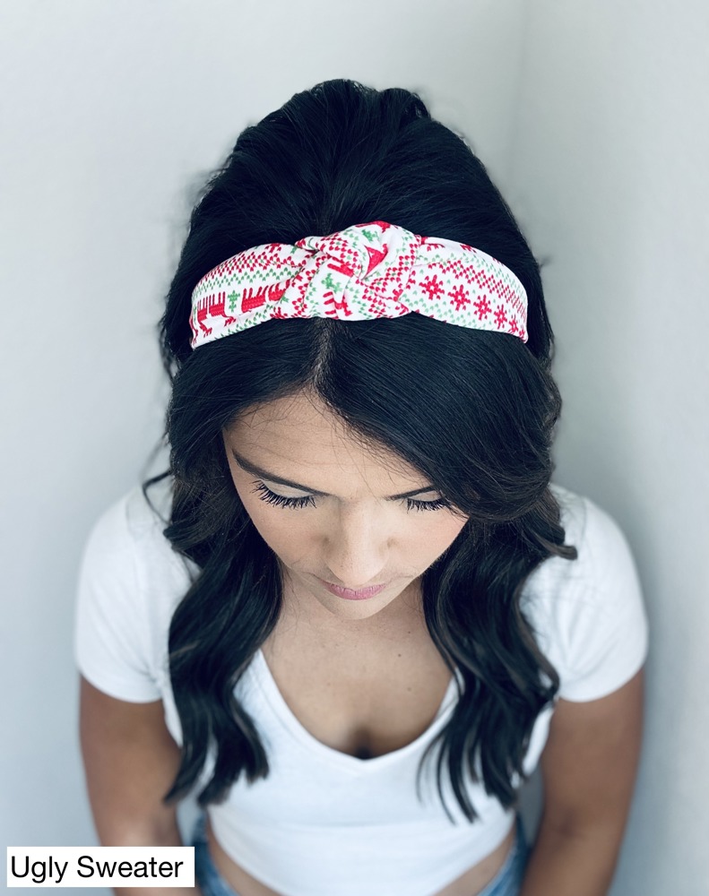 Christmas Hard Knotted Headbands