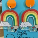  Teacher Aide Dangle Earrings