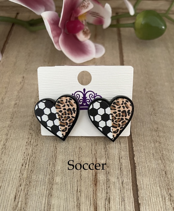 Sport Leopard Earrings