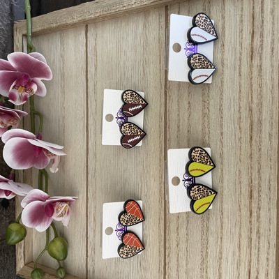 Sport Leopard Earrings