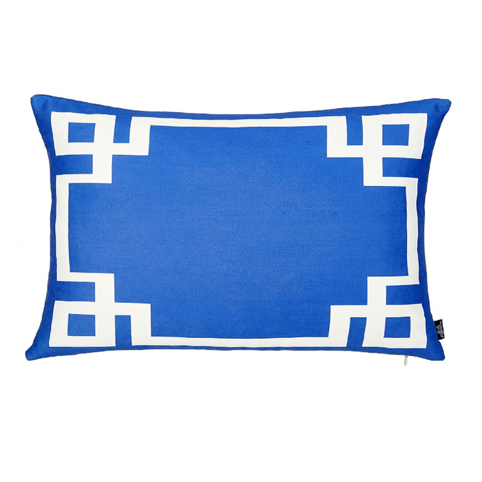 Decorative Geometric Single Throw Pillow Cover for Couch, Bedding