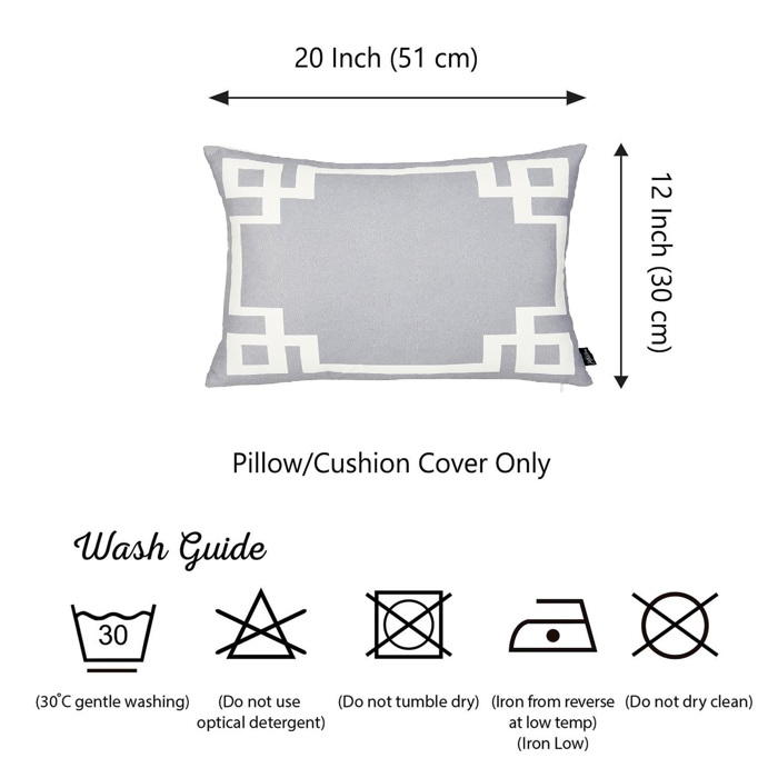 Decorative Geometric Single Throw Pillow Cover for Couch, Bedding