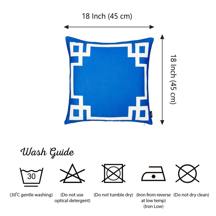 Decorative Geometric Single Throw Pillow Cover for Couch, Bedding