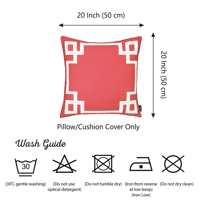 Decorative Geometric Single Throw Pillow Cover for Couch, Bedding