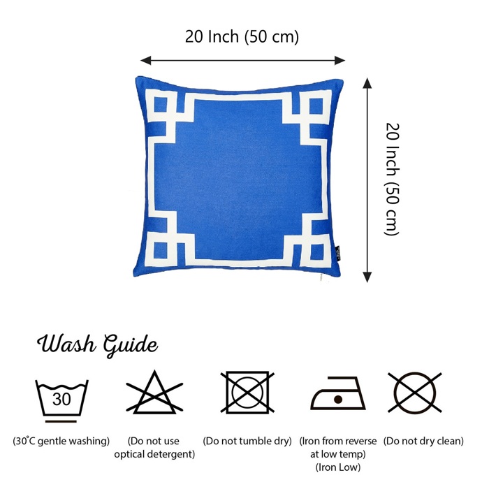 Decorative Geometric Single Throw Pillow Cover for Couch, Bedding