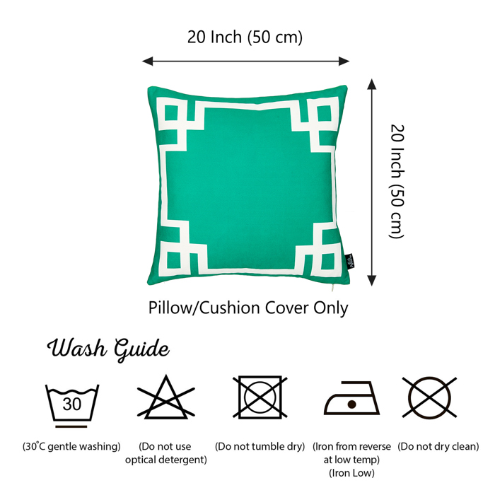 Decorative Geometric Single Throw Pillow Cover for Couch, Bedding