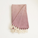 Red Single Handwoven Throw Blanket 40" x 70" Turkish Cotton 100% with Tassels for Couch, Sofa, Bedding