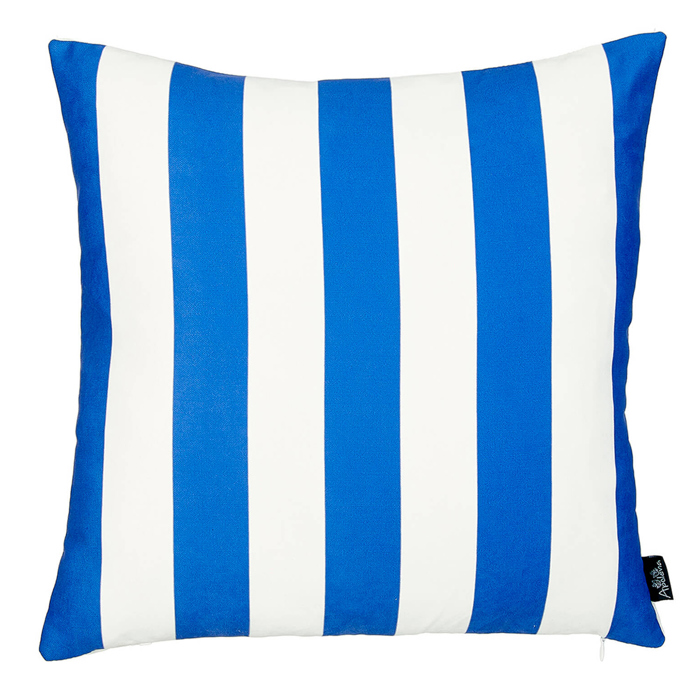 Decorative Geometric Stripe Throw Pillow Cover 18" in. x 18" in. Square for Couch, Bedding