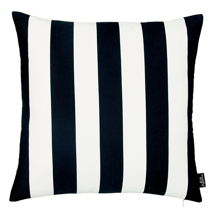 Decorative Geometric Stripe Throw Pillow Cover 18" in. x 18" in. Square for Couch, Bedding