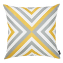 Design 1 Single Decorative Geometric Flashback Throw Pillow Cover 18" x 18"